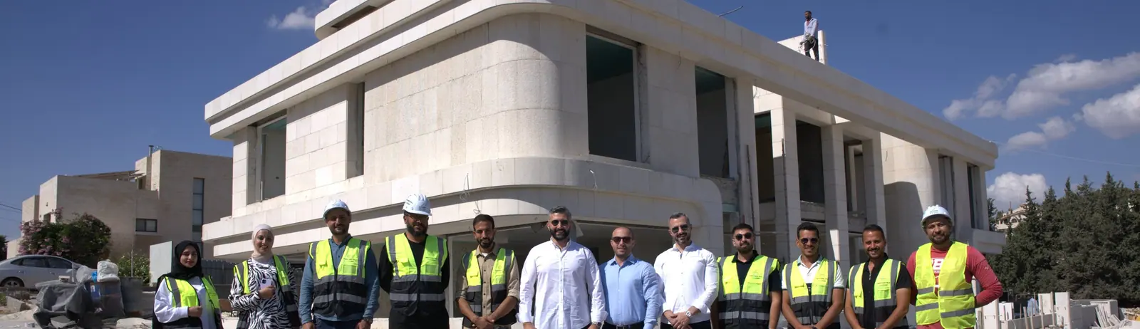 Our team on site at Dabouq