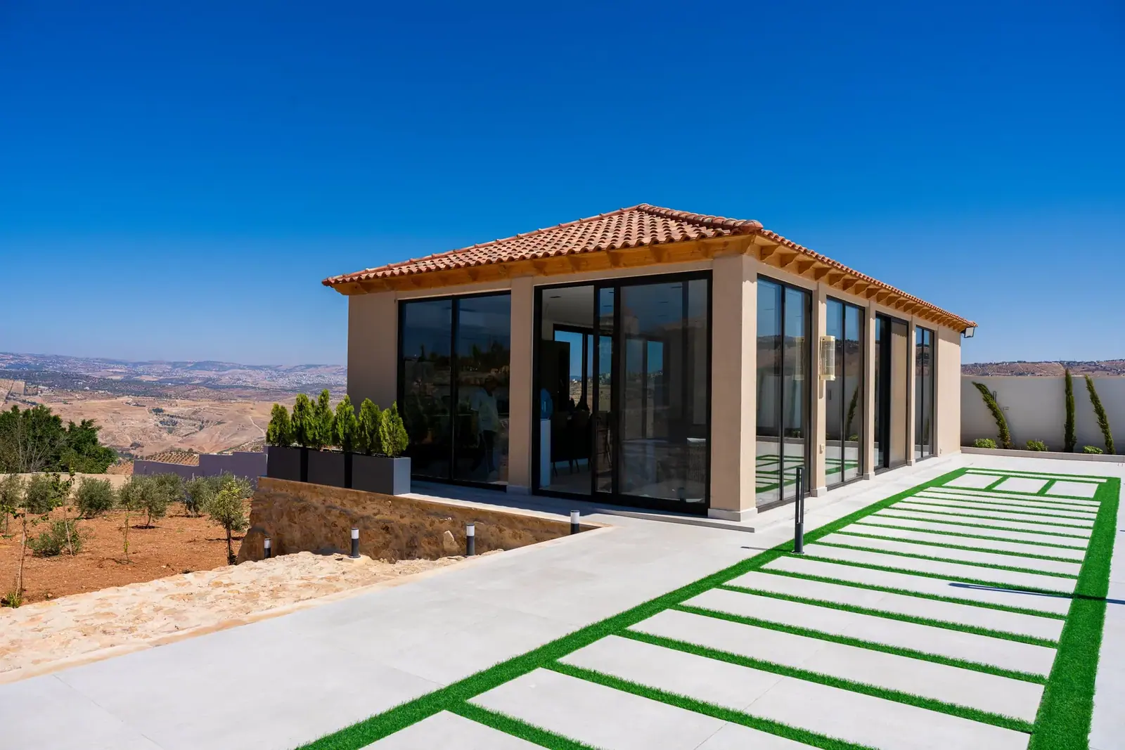Glass pavilion