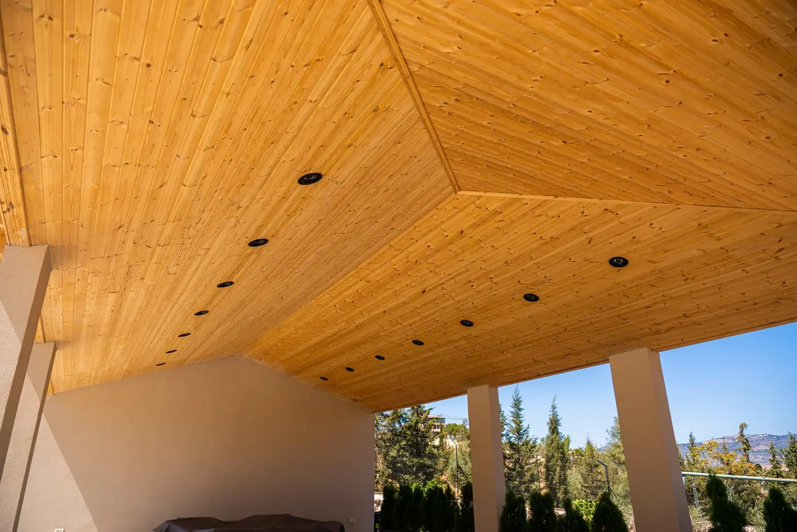 Timber ceiling