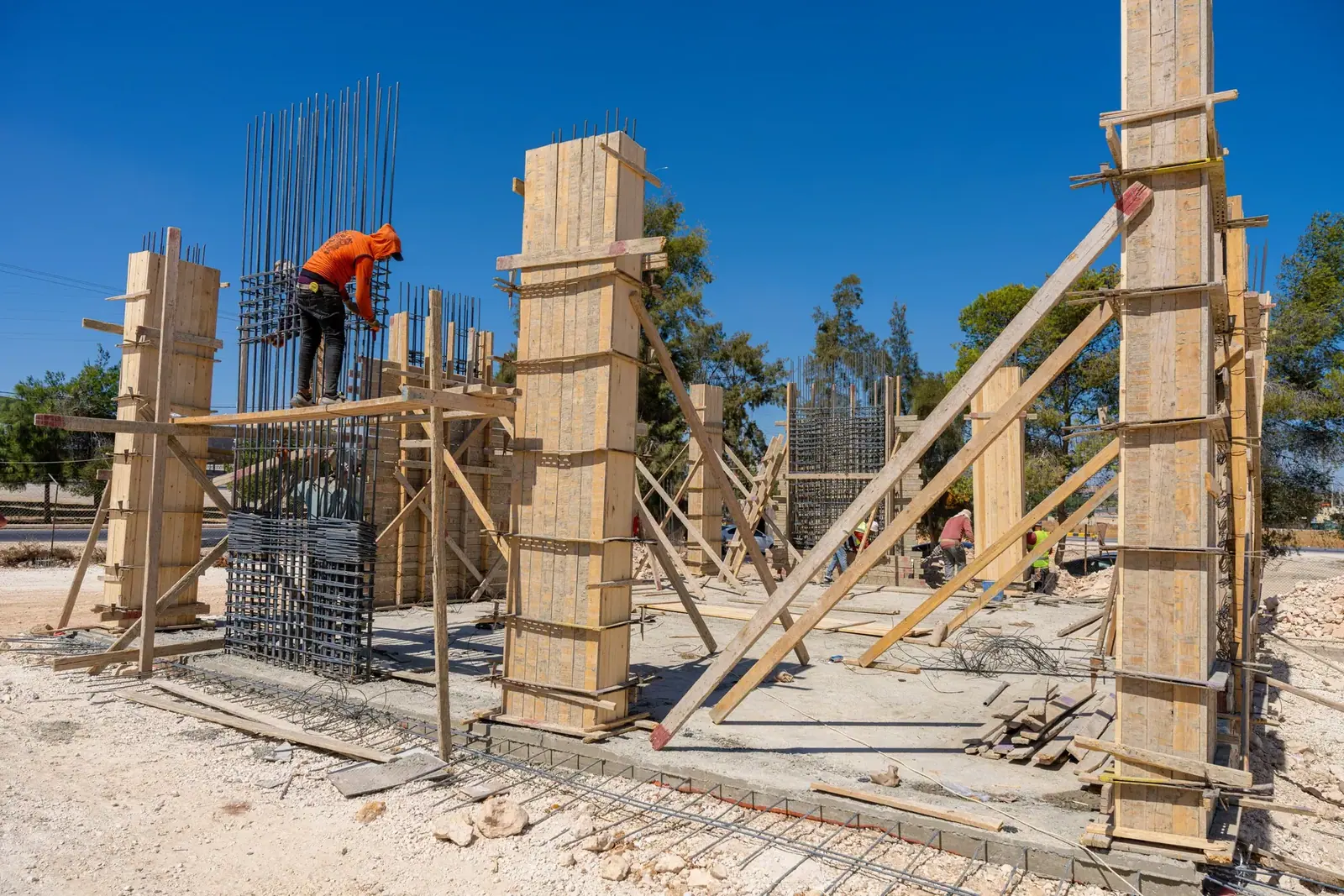 Columns and formwork